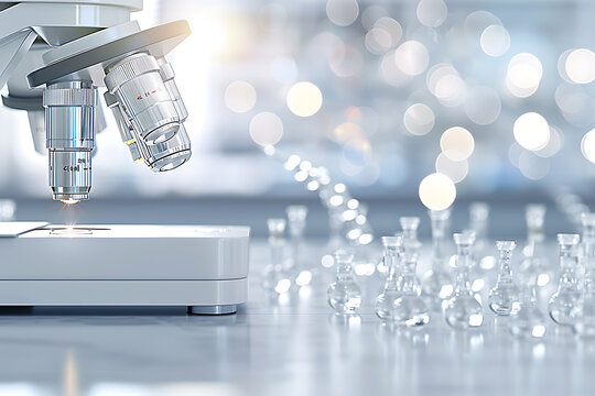 stem diversity celebrations, silver microscopes gleam, dna models adorn, innovation buzzes at the international day of women and girls in science