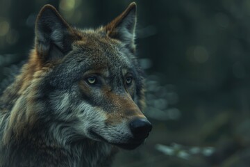 Obraz premium Portrait of a wolf wolf wolf