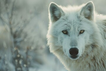 Obraz premium wolf wolf Portrait of Arctic wolf.