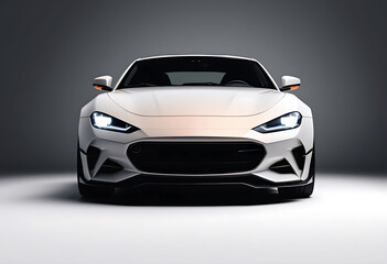 car isolated on white