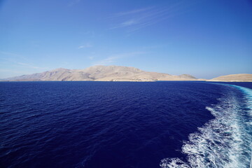 shoreline of some greek island