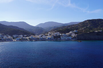 shoreline of some greek island