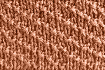 Mocha wool jersey with diagonal stripes. Color 2025