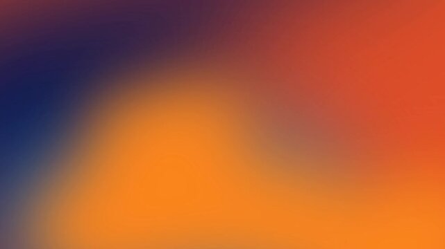 Abstract backdrop blurred navy orange light blue soft gradient. background moving of multicolor slow motion background