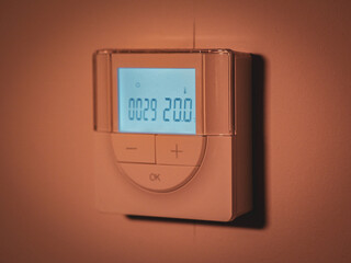 termostat heizung fußbodenheizung wandthermostat 20,0 °C