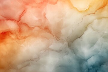 Swirling abstract colors creating an atmospheric blend of orange, red, and blue tones in a serene...