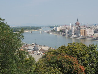 Naklejka premium Beautiful panorama of Budapest - Hungary