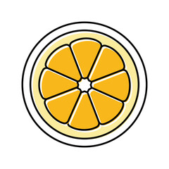 yeast allergen free product food color icon vector. yeast allergen free product food sign. isolated symbol illustration