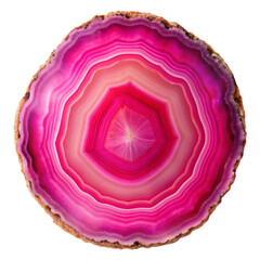 pink agate slice png, transparent background
