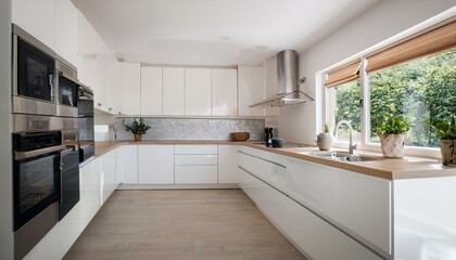 The Benefits of Using Stainless Steel Appliances in Your White and Neutral Contemporary Kitchen for a Modern and Sleek Look