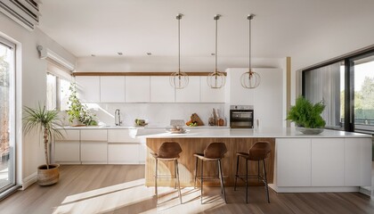 The Importance of Functionality in Your White and Neutral Contemporary Kitchen Design for Everyday Living and Enjoyment