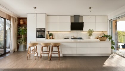 The Best Ways to Use Lighting to Highlight Features in Your White and Neutral Contemporary Kitchen Design Effectively