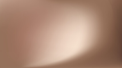 Mocha Mousse. Elegance soft brown gradient background on trendy color 2025. Horizontal banner for presentation, branding, social media and websites, cover, branding. Vector digital illustration