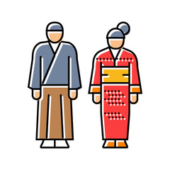coming of age day japanese holiday color icon vector. coming of age day japanese holiday sign. isolated symbol illustration