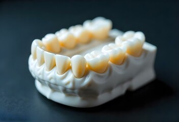 3d printing technology creating realistic dental model for modern dentistry