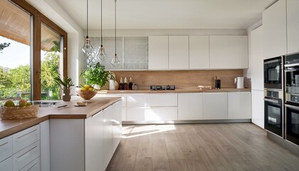 How to Create a Welcoming Atmosphere in Your White and Neutral Contemporary Kitchen for Family Gatherings and Entertaining