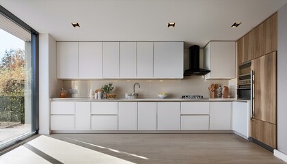 How to Create a Stylish and Functional Kitchen Workspace in Your White and Neutral Contemporary Kitchen for Efficiency