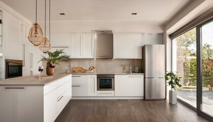 The Best Ways to Use Color Accents in Your White and Neutral Contemporary Kitchen for a Fresh Look