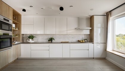 The Importance of Choosing the Right Kitchen Layout for Your White and Neutral Contemporary Kitchen Design Efficiency