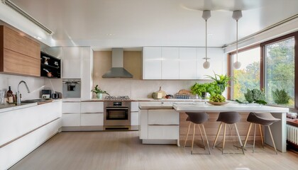 The Importance of Selecting the Right Flooring for Your White and Neutral Contemporary Kitchen’s Style and Functionality