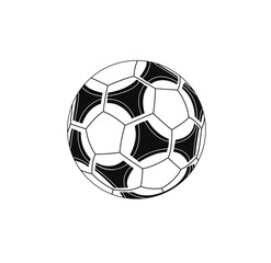 Black and White Soccerball
