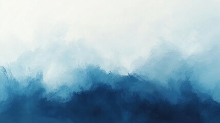 Fototapeta premium Hand drawn painting abstract art panorama background colors texture design illustration..