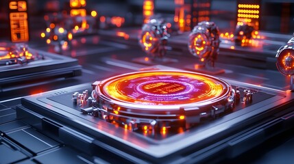 Futuristic Technology Interface