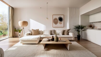 White and Neutral Living Room Wall Decor Ideas for a Modern Home