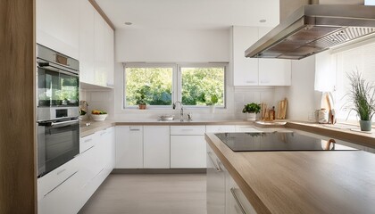 Fototapeta premium White and Neutral Living Room Decor Inspiration for a Contemporary Home