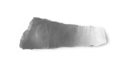 rip paper on white background