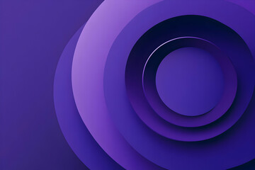Abstract design featuring layered purple circles creating a modern aesthetic.