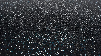 Obraz premium Sparkles of white snowflakes or stars on black abstract background illustration design, shine of white sparkling lights