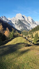 Landscape in the peak of Austrian Mountains
