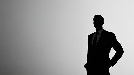  Simple and Cute Business Man Silhouette