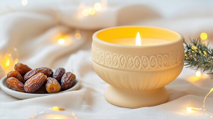 Candlelit date night cozy home setting decorative elements warm atmosphere intimate viewpoint