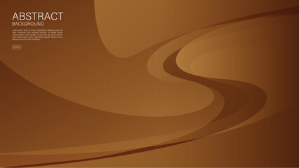 Brown abstract background, wave graphic, Geometric vector, Minimal Texture, web background, Brown cover design, flyer template, banner, wall decoration, wallpaper, Brown background vector