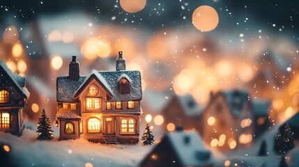 Fototapeta premium Stylish Christmas scandinavian minimalistic interior with white decor