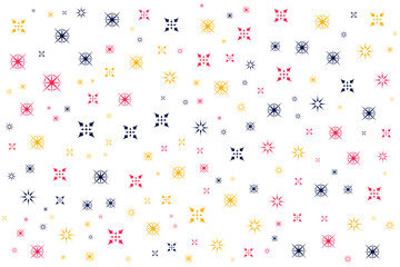 Obraz premium pattern flat retro background wallpaper abstract