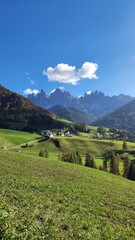 Village on Italian mountain