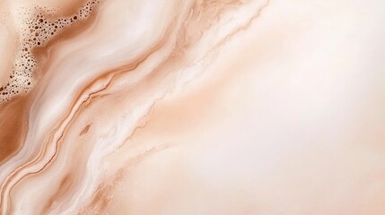 Obraz premium Elegant marble texture with mocha mousse veins and creamy swirls