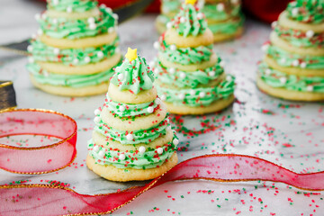 Christmas Tree Cookies