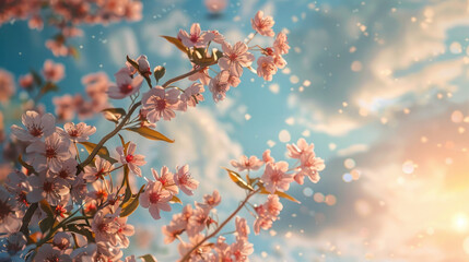 branch of a cherry tree