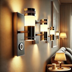 Modern Interior Wall Lights Smart Home Lighting System Elegant Wall Sconces
