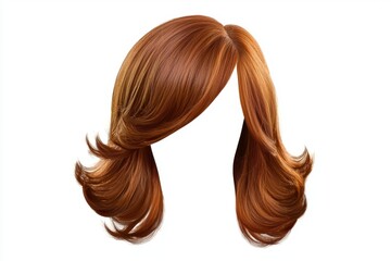 Another stylish hair wig with a trendy design is displayed isolated on a clean background for clarity.