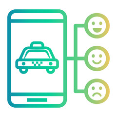 feedback Line Gradient Icon