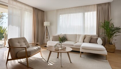 Fototapeta premium Creating a cozy atmosphere with lighting in rooms