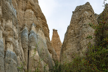 Clay cliffs in omarama new zealand natural beauty geological interest 