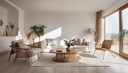 Stylish themes for white and neutral living room decor ideas