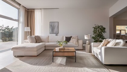 Adding texture to white and neutral living room decor beautifully