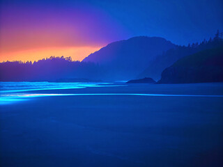 sunrise over the sea. sunset, sky, sea, water, clouds, landscape, ocean, lake, sunrise, nature, sun, beach, cloud, reflection, beautiful, blue, horizon, calm, mountains, mountain, dawn, coast, evening